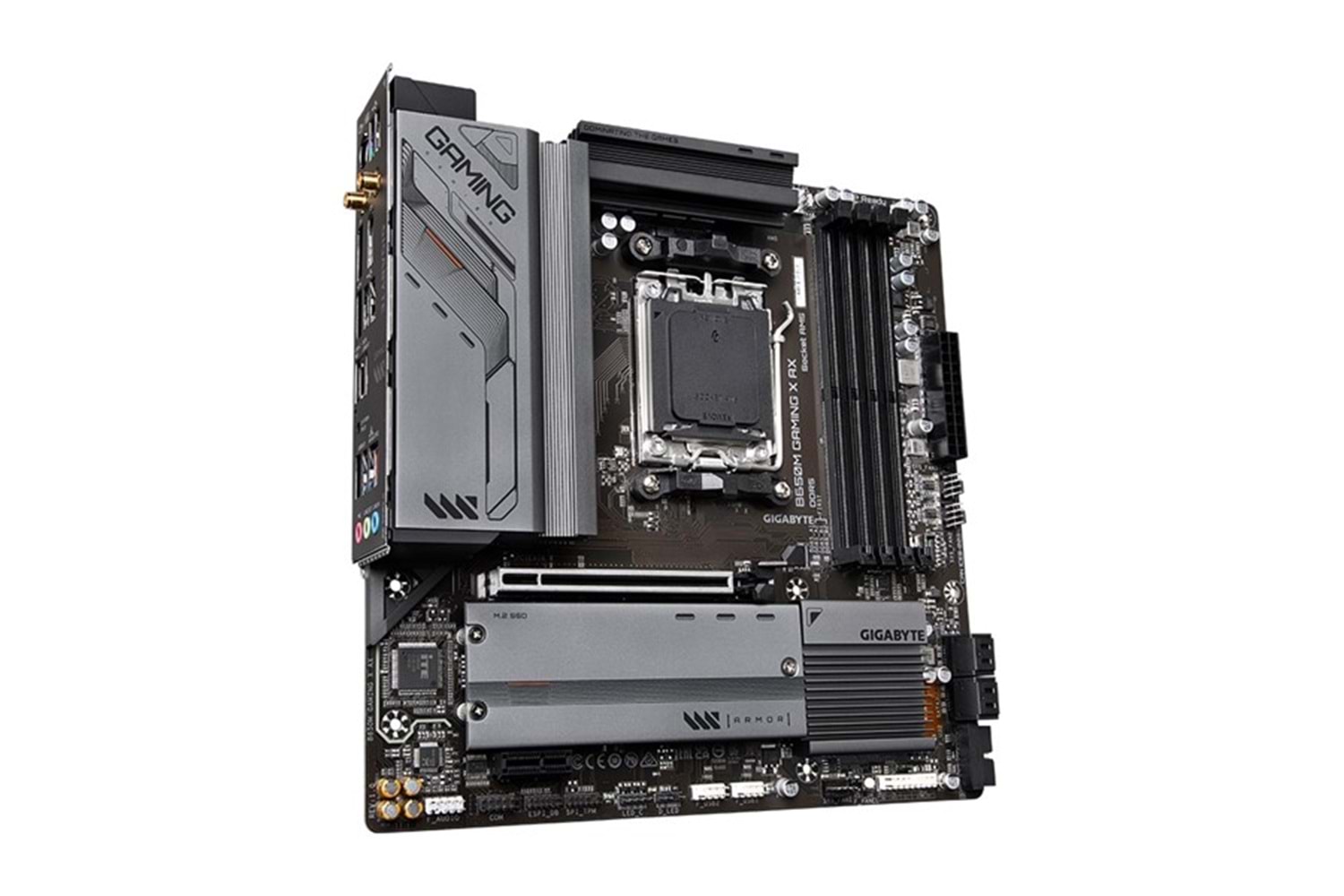 GIGABYTE B650M GAMING X AX WIFI-6E DDR5 HDMI DP PCIe 16X v4.0 AM5 mATX