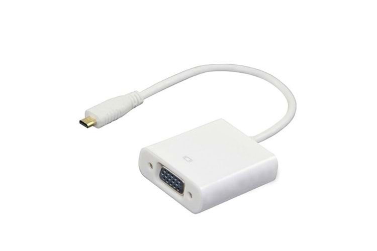 HYTECH HY-MHVS25 mHDMI-VGA Çevirici Adaptör