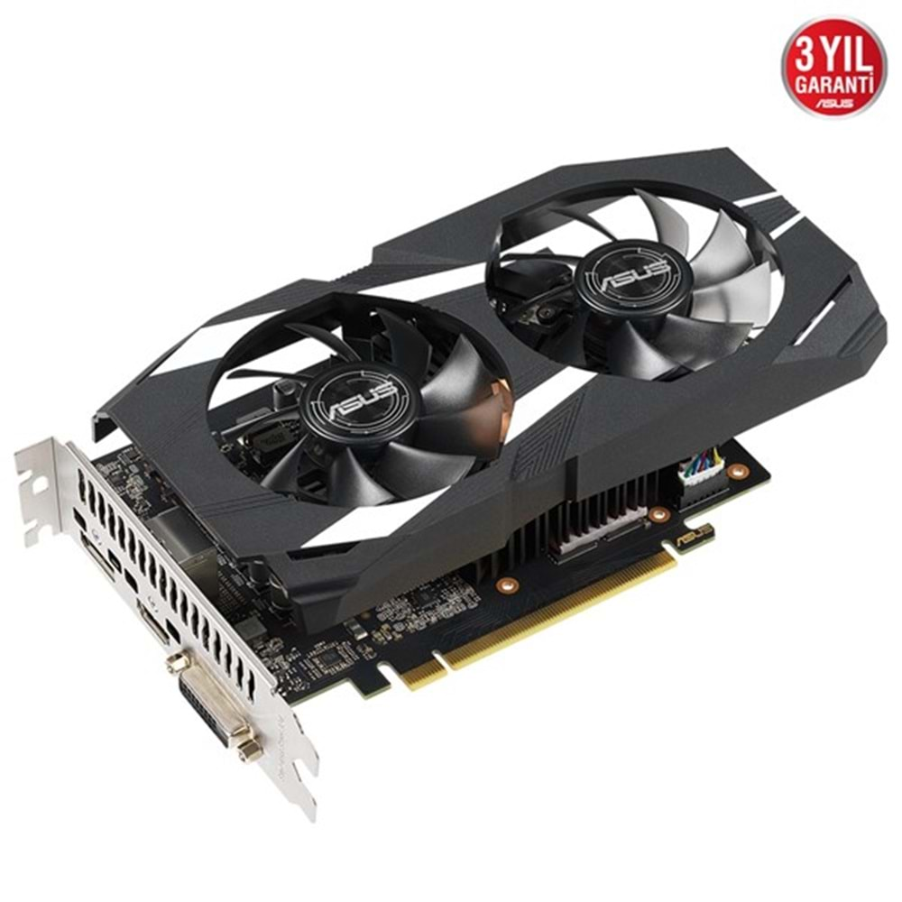 ASUS GTX1650 4GB DUAL GTX1650-O4GD6-P-V2 GDDR6 128bit HDMI DP PCIe 16X v3.0