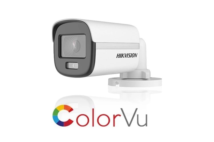 HIKVISION 2MP BULLET 3.6MM COLOR-VU DS-2CE10DF0T-PF 20metre AHD Kamera