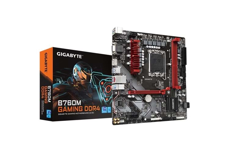 GIGABYTE B760M GAMING DDR4 HDMI DP PCIe 16X v4.0 1700p mATX