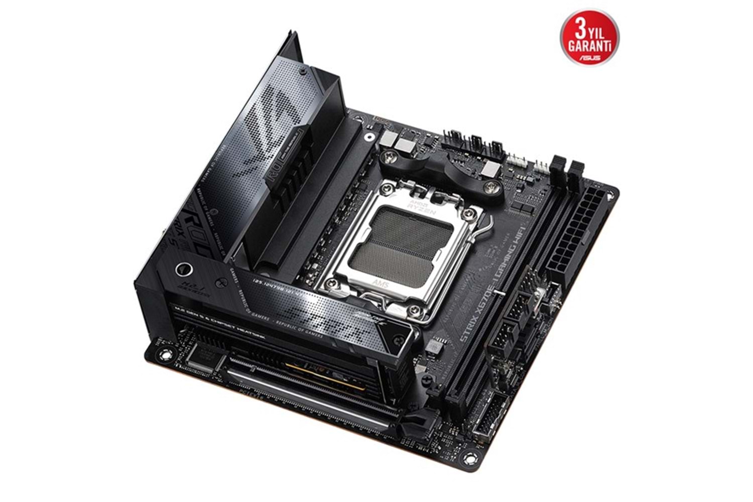 ASUS ROG STRIX X670E-I GAMING WIFI-6E DDR5 HDMI PCIe 16X v5.0 AM5 mITX