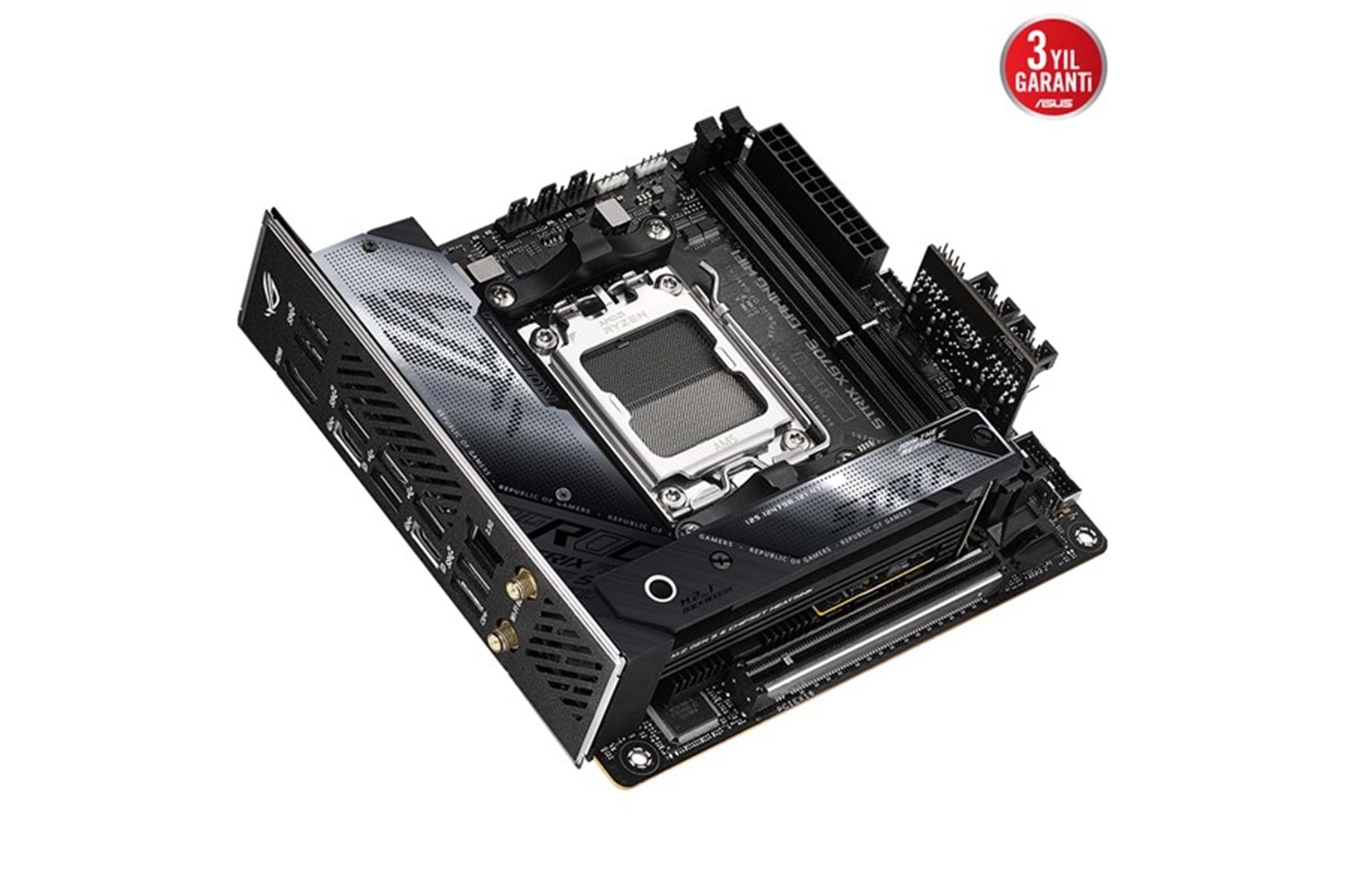 ASUS ROG STRIX X670E-I GAMING WIFI-6E DDR5 HDMI PCIe 16X v5.0 AM5 mITX