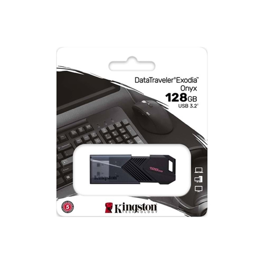 KINGSTON 128GB USB 3.2 ExodiaOnyx DTXON/128GB Taşınabilir Bellek