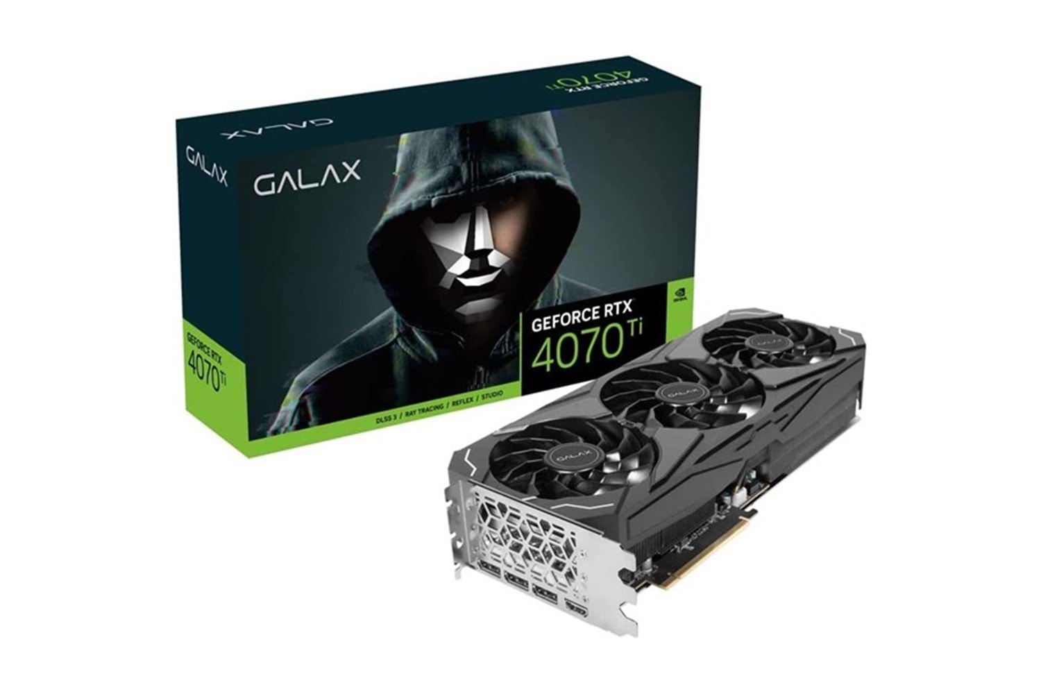 GALAX RTX4070Ti 12GB 1 CLICK OC 47IOM7MD6TTS GDDR6X 192bit HDMI DP PCIe 16X v4.0