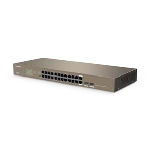 TENDA 24port TEG1024F GIGABIT 2X SFP Yönetilemez Switch