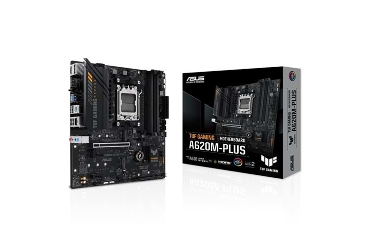 ASUS TUF GAMING A620M-PLUS DDR5 HDMI DP PCIe 16X v4.0 AM5 mATX