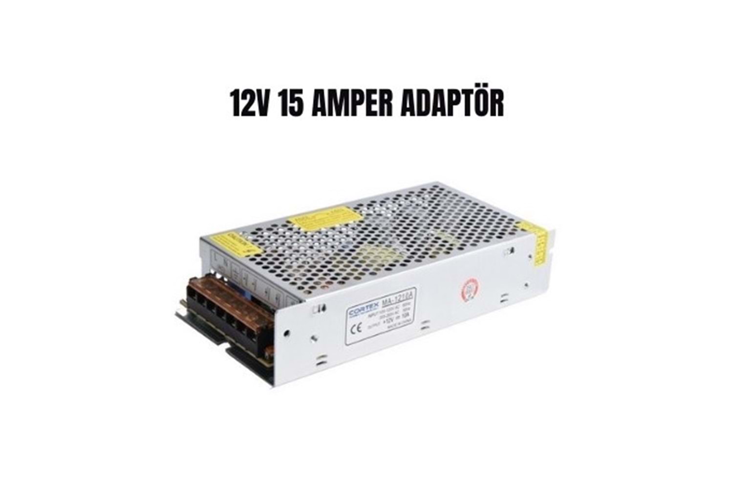 CORTEX 12v 15amper Metal CCTV Adaptör