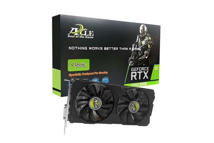AXLE GTX1660TI 6GB AX-GTX1660TI/6GD6P2DIP GDDR6 192bit HDMI DP PCIe 16X v3.0