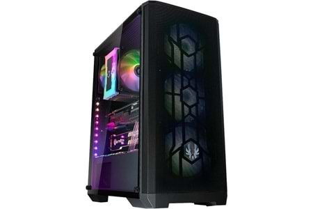 BITFENIX 600W 80+ BRONZE NOVA MESH SE TG NSE-300-KKGSK-RP4A Gaming Mid-Tower PC Kasası