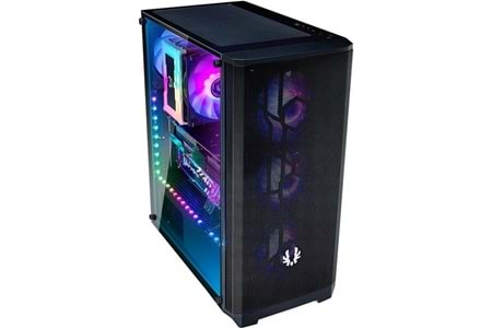 BITFENIX 600W 80+ BRONZE NOVA MESH SE TG NSE-300-KKGSK-RP4A Gaming Mid-Tower PC Kasası