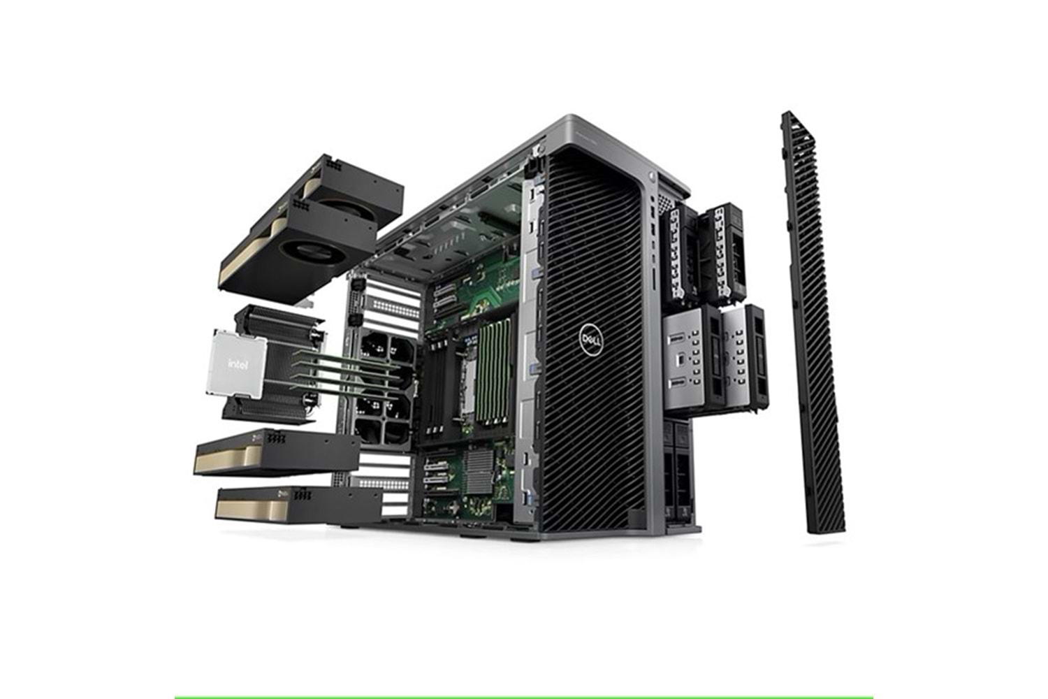 DELL T7960-W7-3445 W7-3445 2.6GHZ 2x16gb 512gb M.2 PCIe W11 Pro İş İstasyonu