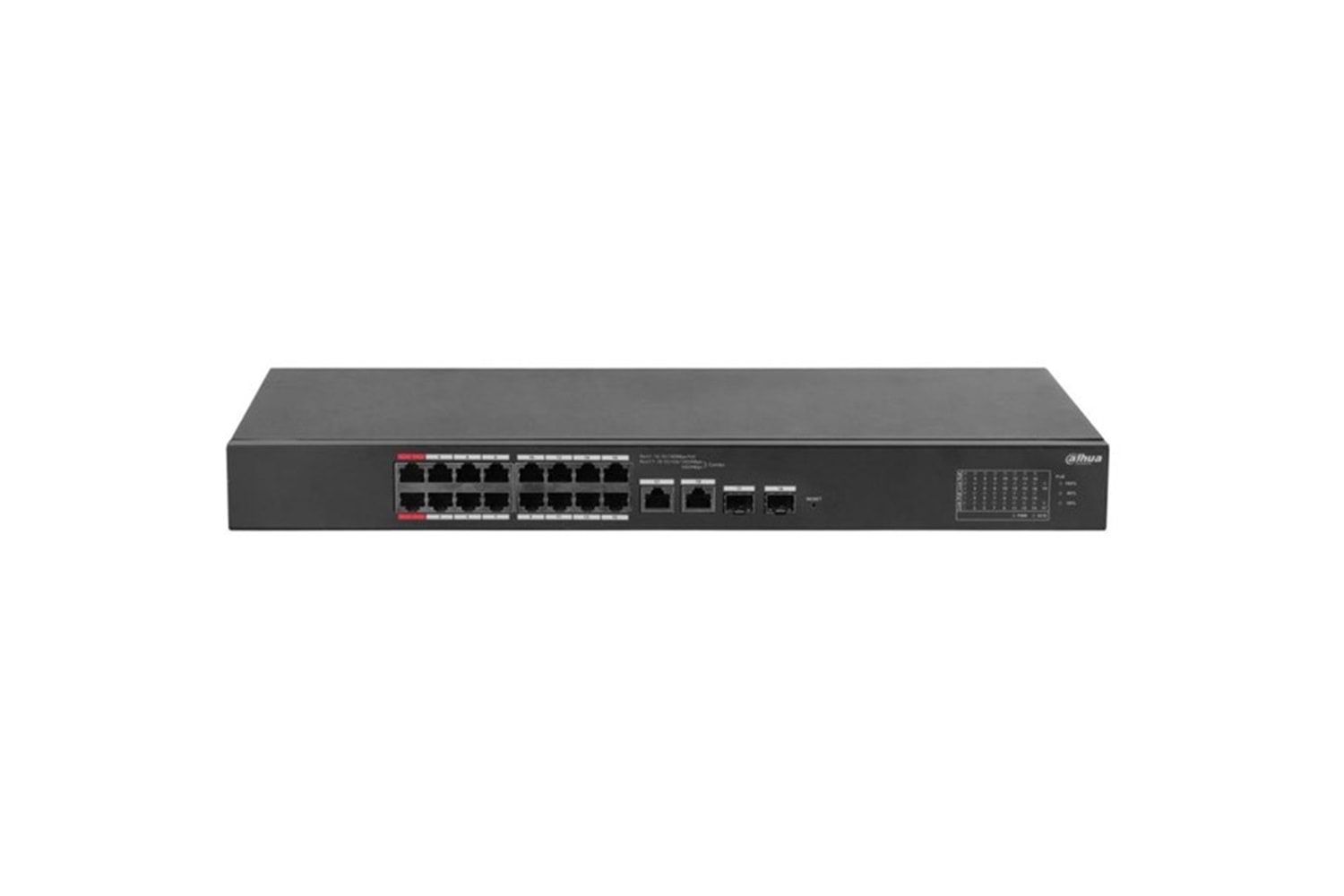 DAHUA 16port 135w FULL PoE CS4218-16ET-135 GIGABIT Yönetilebilir Switch