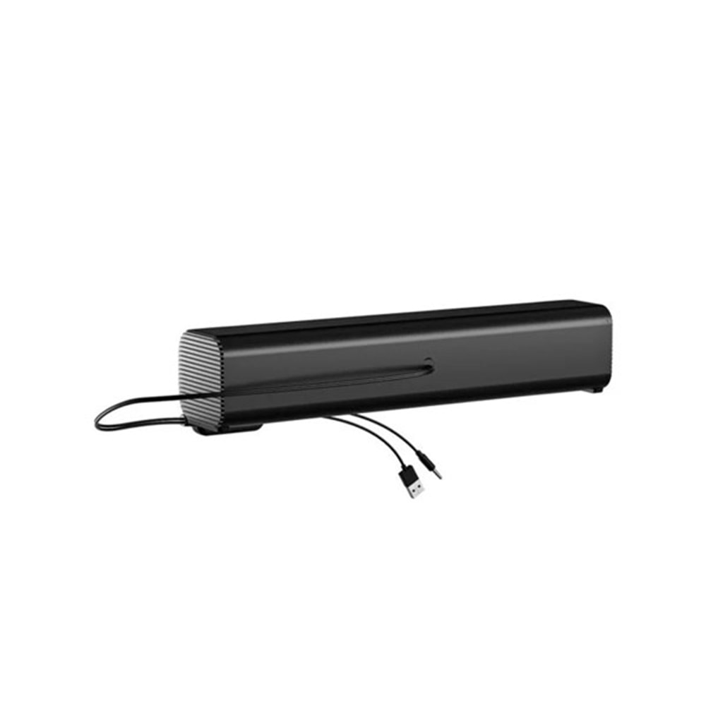 LENOVO LECOO DS107 Stereo USB AUX Siyah 6w RMS Soundbar Speaker