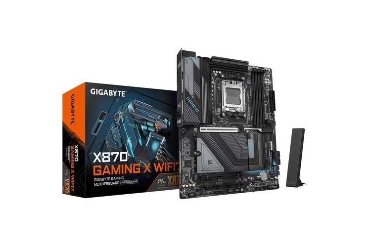GIGABYTE X870 GAMING X WIFI-7 DDR5 HDMI DP PCIe 16X v5.0 AM5 ATX