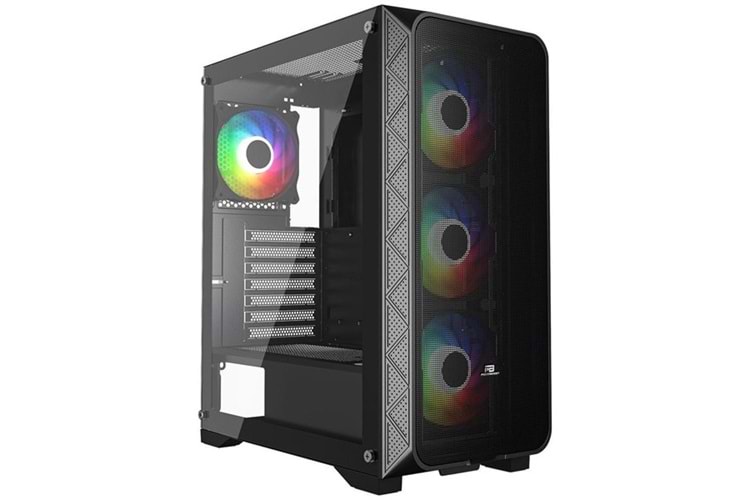 POWERBOOST 600W 80+ PB-PS5846B Gaming Mid-Tower PC Kasası