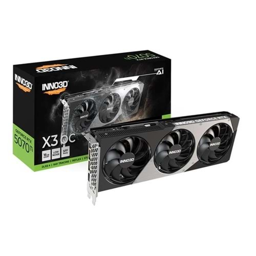 INNO3D RTX5070TI 16GB N507T3-16D7X-176068N X3 OC GDDR7 256bit HDMI DP PCIe 5.0