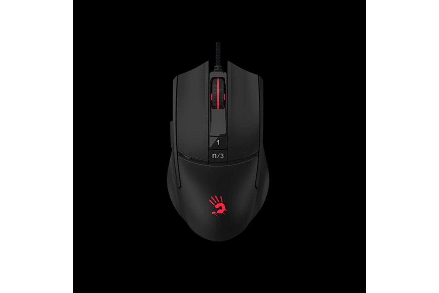 BLOODY L65 MAX USB RGB Led Aydınlatmalı 12000dpi Gaming Optic Siyah Mouse