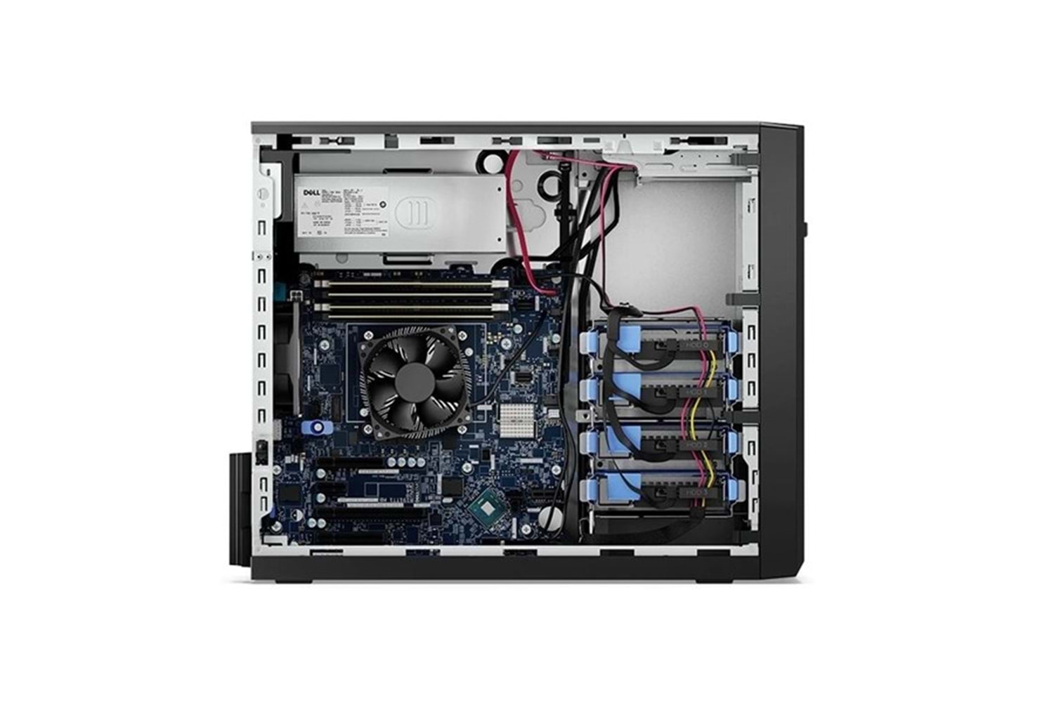 DELL T150 PET150SPL5 _V22 E-2314 2x16gb 2x480gb SSD 365w 5U Tower Sunucu PERC H355 Adapter, Full Height