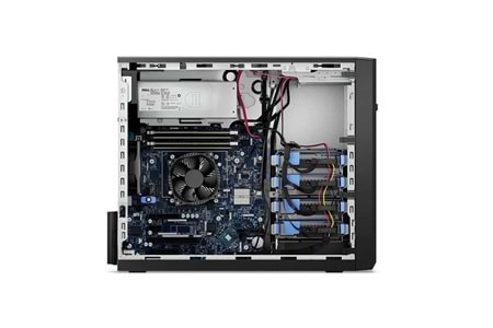 DELL T150 PET150SPL5 _V22 E-2314 2x16gb 2x480gb SSD 365w 5U Tower Sunucu PERC H355 Adapter, Full Height