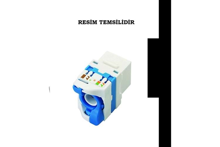 AGER Cat6 AC-601-BF Keystone Jack 180derece Çevirmeli Tip