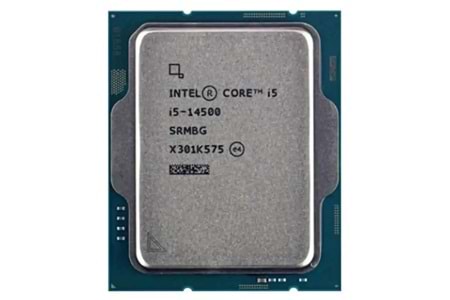 INTEL CORE i5 14500 29.5MB 10çekirdekli O/B UHD VGA 1700p 65w Kutusuz+Fansız