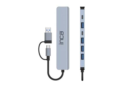 INCA IUTP-7 5port TYPEC-USB 3.0 USB Çoklayıcı Hub 100W