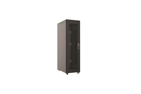 AGER 36U 2li Fan 800x1000mm Dikili Tip Siyah Kabinet Vega AG-VB36U8010S1 Cam Kapak