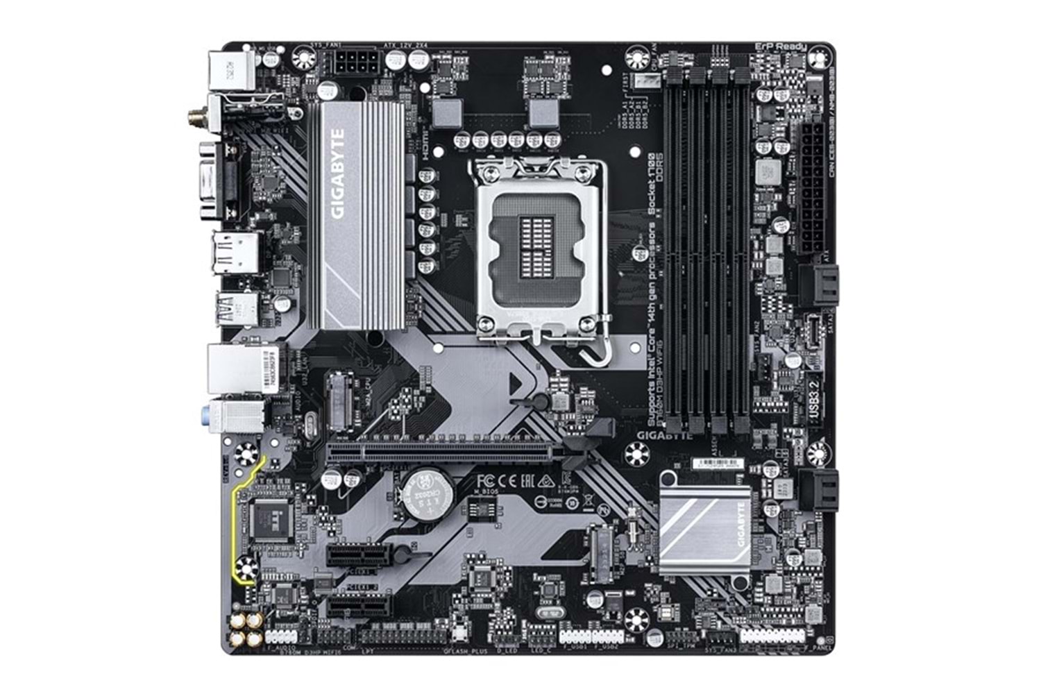 GIGABYTE B760M D3HP WIFI6 DDR4 HDMI DP PCIE 4.0 1700p mATX