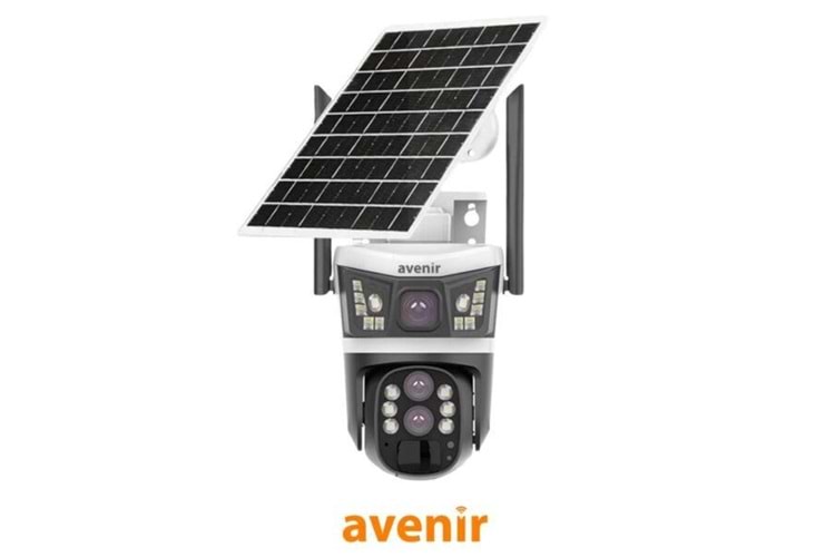 AVENIR 4MP SOLAR AV-S432 10X ÇİFT KAMERALI 4G PTZ KAMERA