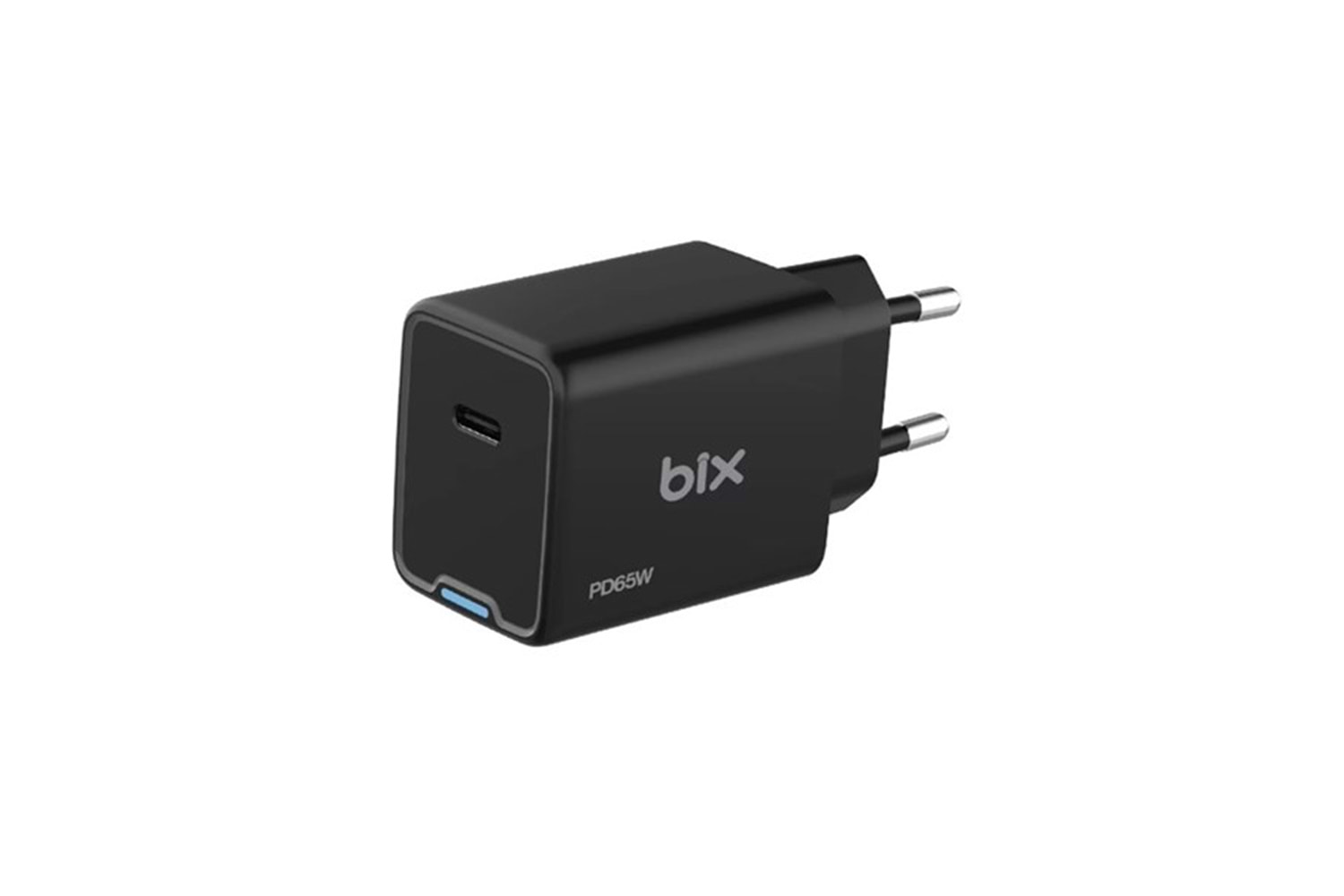BİX BX1P65G-BK 65W ŞARJ ADAPTÖR (TYPE-C) Siyah PPS ÖZELLİKLİ