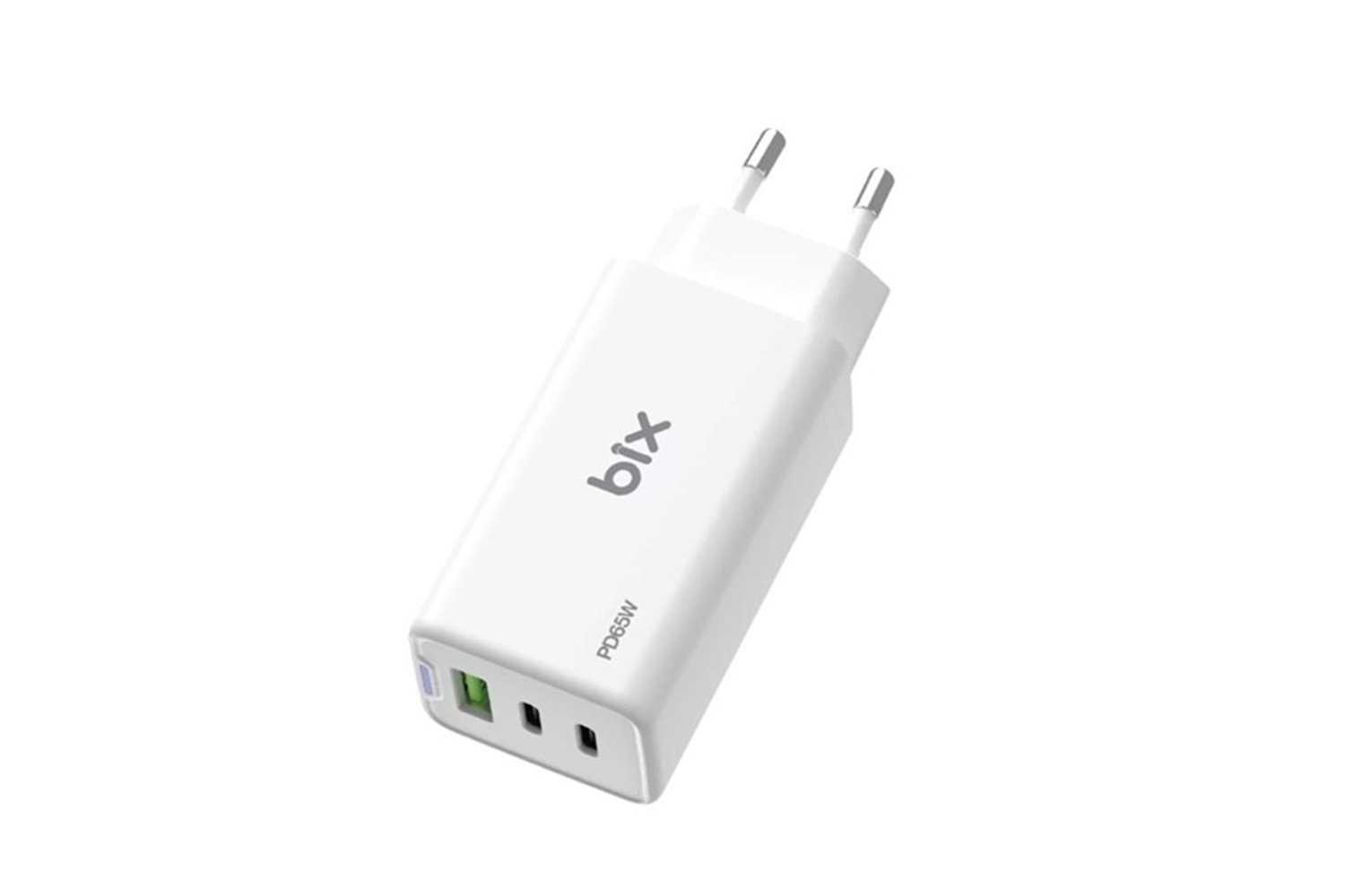 BİX BX3P66G-WE 65W ŞARJ ADAPTÖR TYPE-C/USB Beyaz