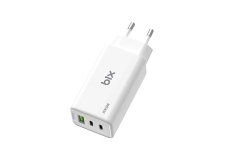 BİX BX3P66G-WE 65W ŞARJ ADAPTÖR TYPE-C/USB Beyaz