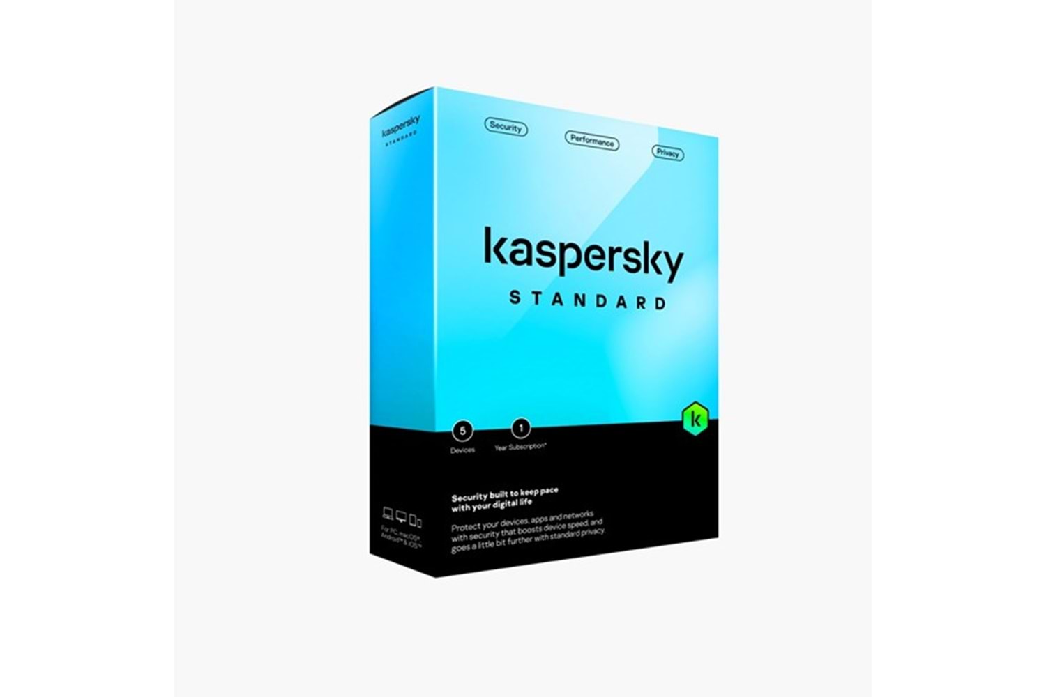 KASPERSKY Standart Trk 2 yıl 1 kullanıcı Antivirüs Programı (Antivirüs)