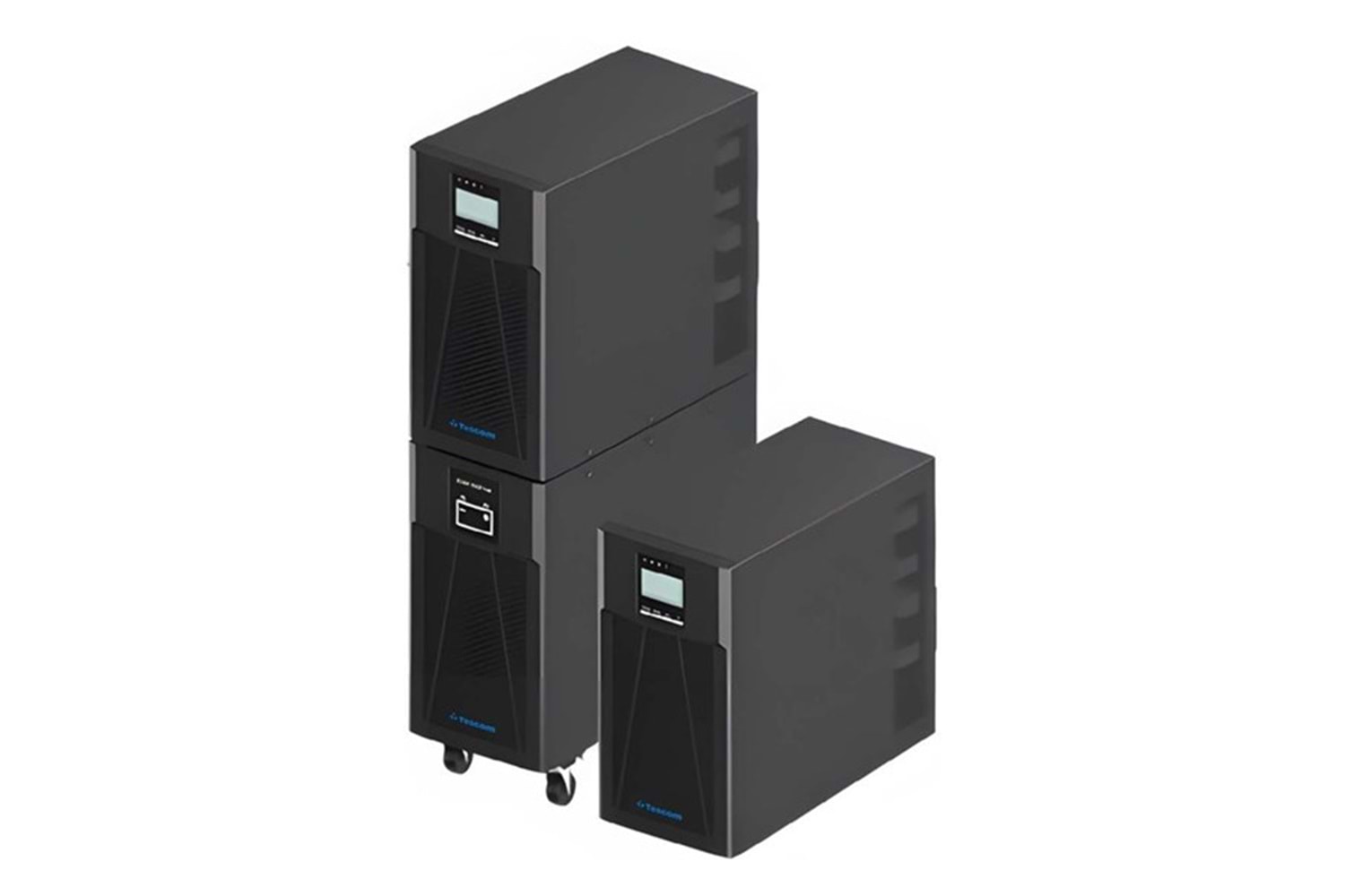 TESCOM 10KVA NEOLINE ONLINE 1/1F LCD EKRAN UPS 16x 12v 7amper