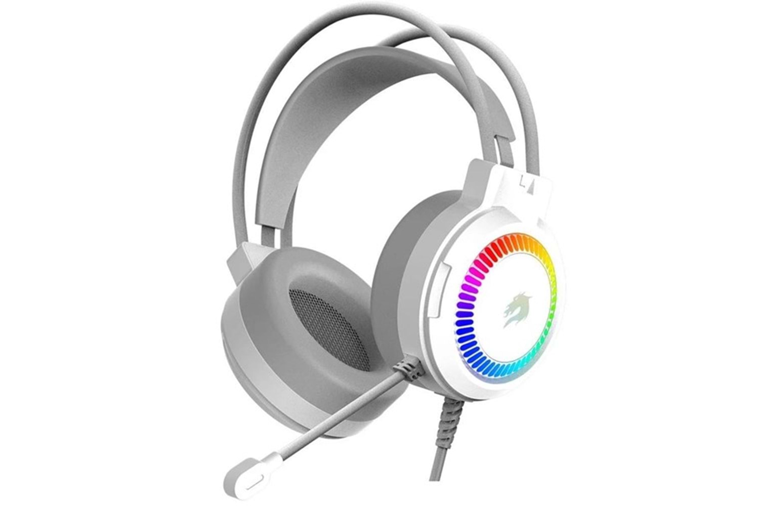 GameBooster HAMMER 7.1 Rainbow Beyaz Gaming Kulaklık H02W