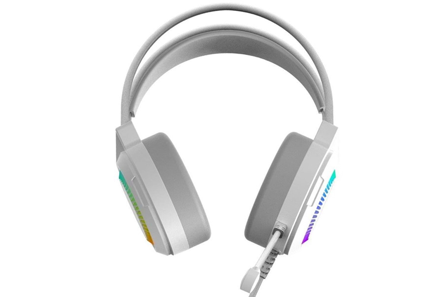 GameBooster HAMMER 7.1 Rainbow Beyaz Gaming Kulaklık H02W