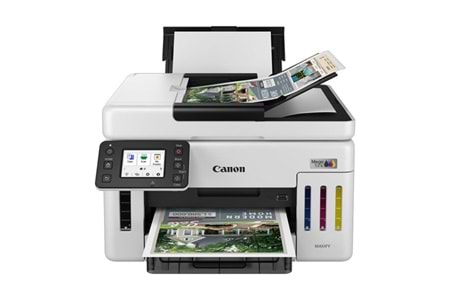 CANON A4 Renkli GX6140 Tanklı Yazıcı Tarayıcı Fotokopi USB 2.0,Ethernet,Kablosuz Tanklı