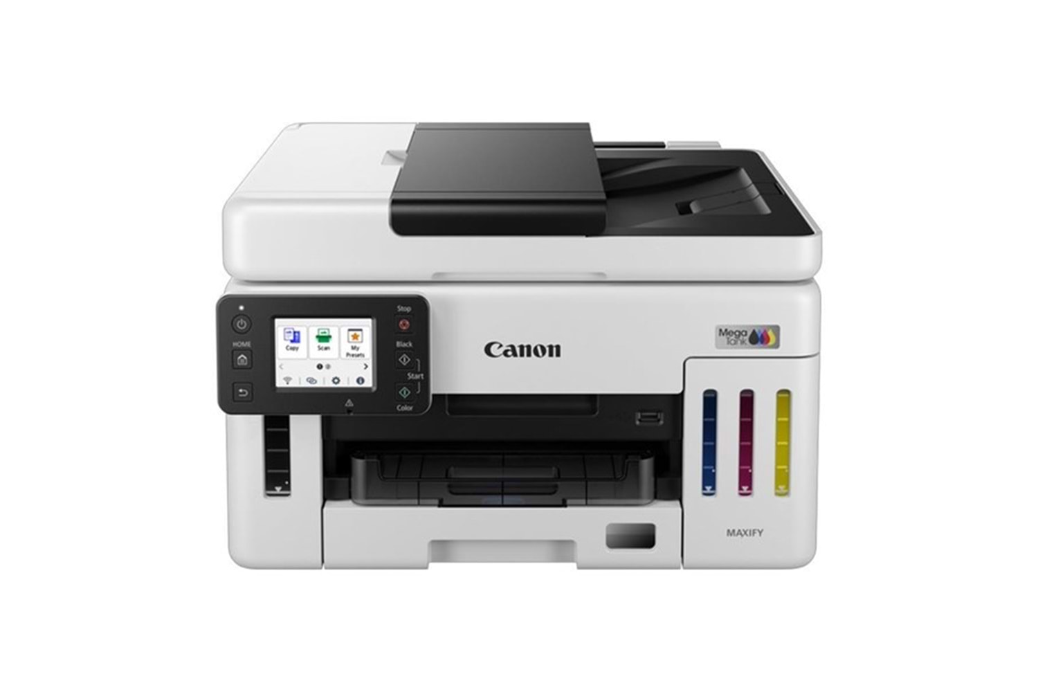 CANON A4 Renkli GX6140 Tanklı Yazıcı Tarayıcı Fotokopi USB 2.0,Ethernet,Kablosuz Tanklı