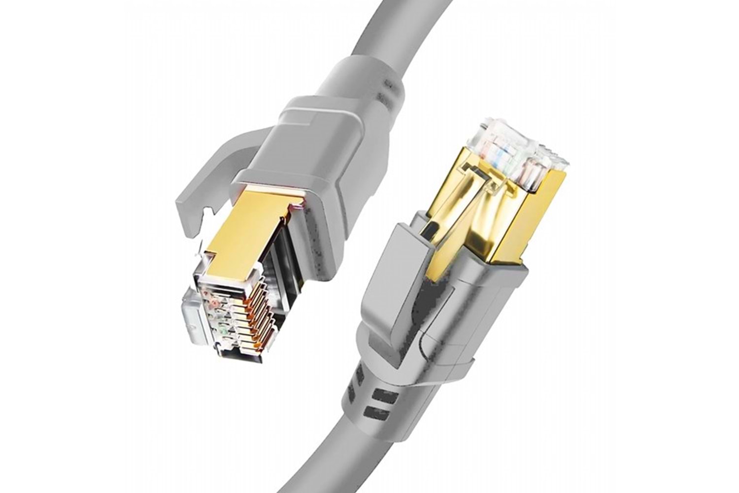 INCA 3m CAT8 S/FTP ICAT8-03G Gri Patch Kablo