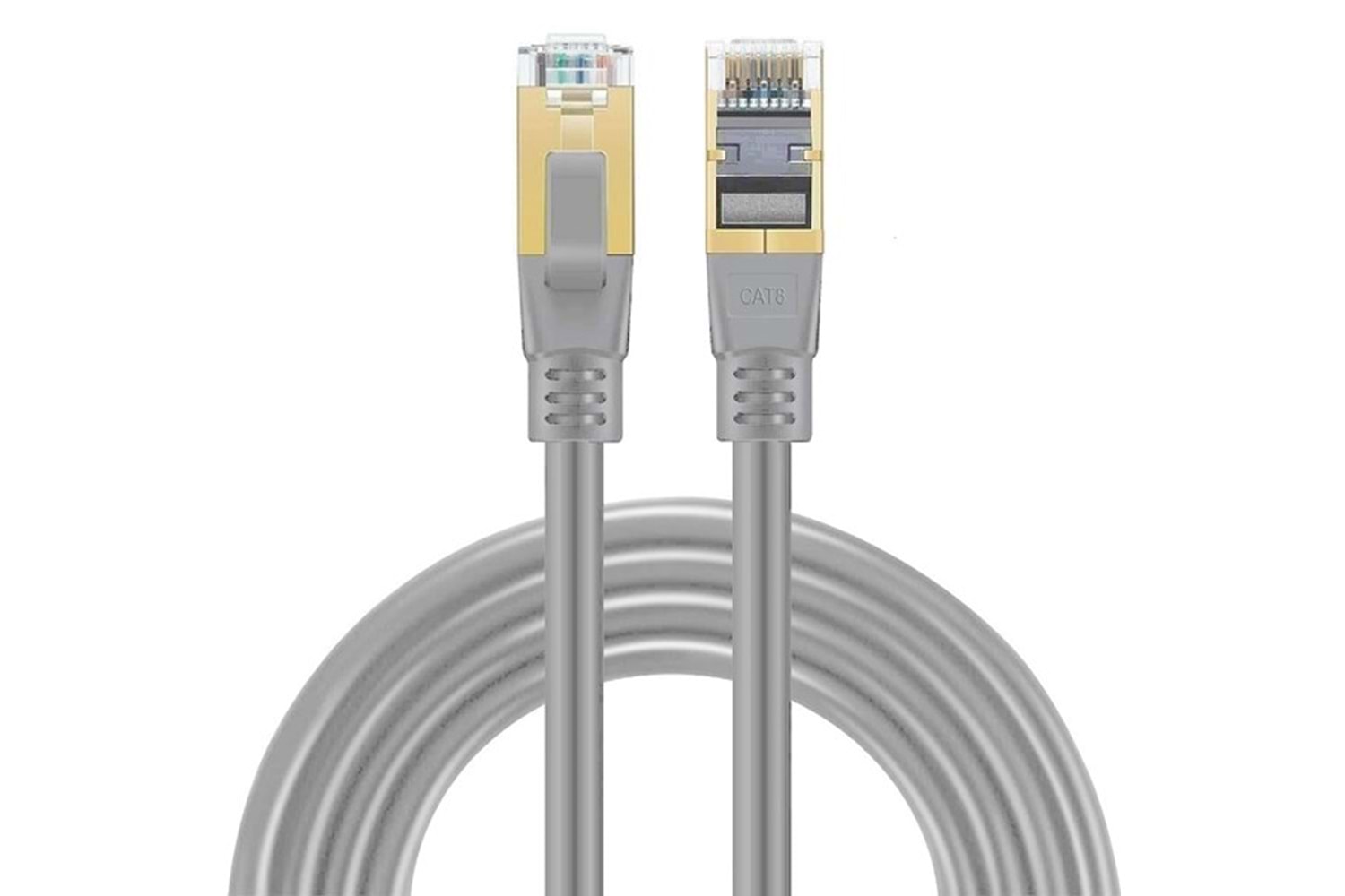 INCA 5m CAT8 S/FTP ICAT8-05G Gri Patch Kablo