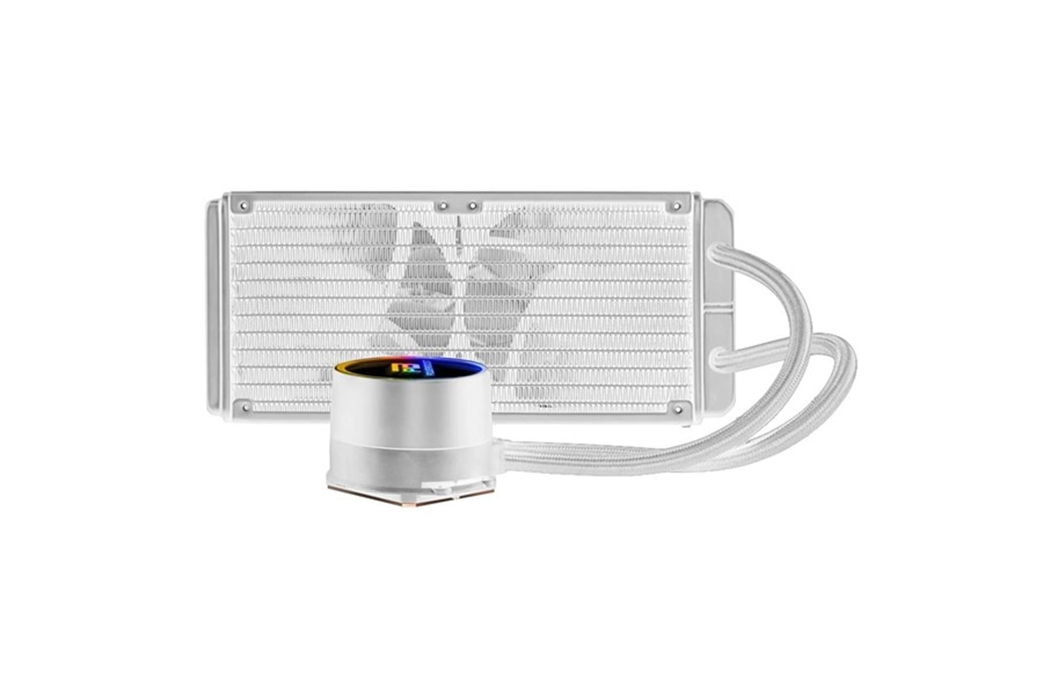 POWERBOOST 240mm DEEP PB-LCS-PI240-W ARGB Sıvı Soğutmalı AM5-1851p İşlemci Fanı Beyaz