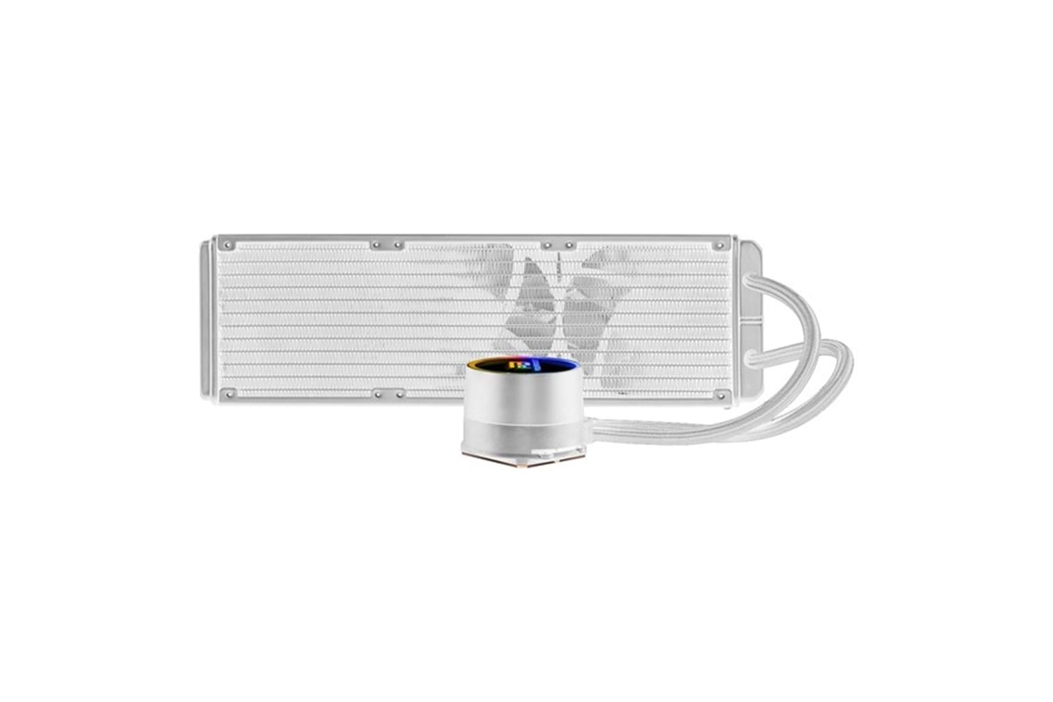 POWERBOOST 360mm DEEP PB-LCS-PI360-W ARGB Sıvı Soğutmalı AM5-1851p İşlemci Fanı Beyaz