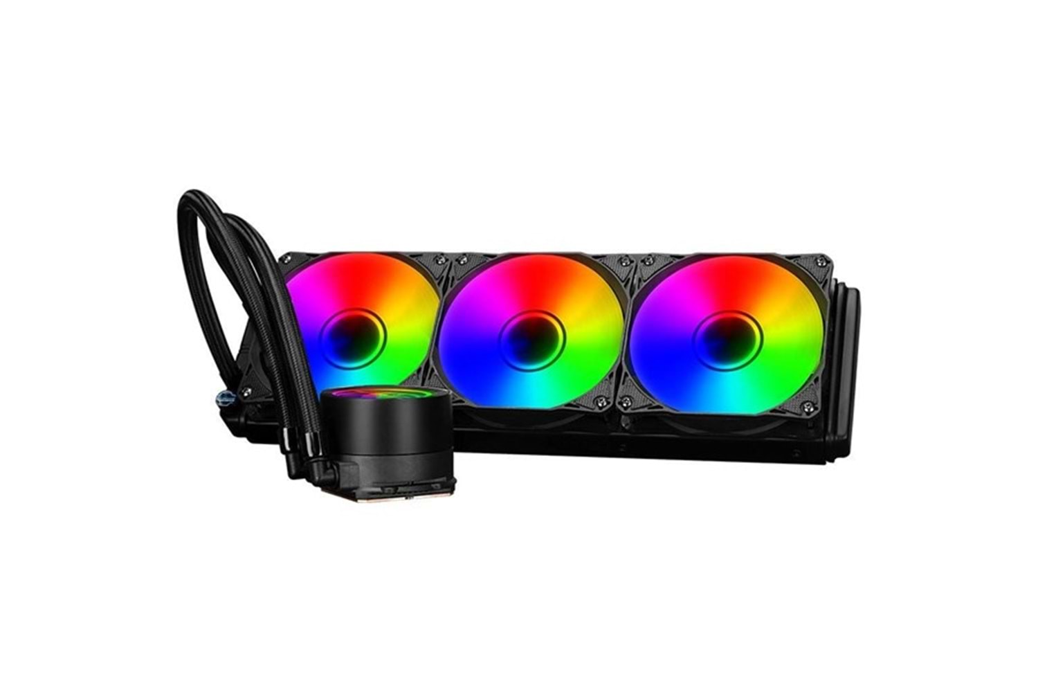 POWERBOOST 360mm DEEP PB-LCS-PI360 ARGB Sıvı Soğutmalı AM5-1851p İşlemci Fanı