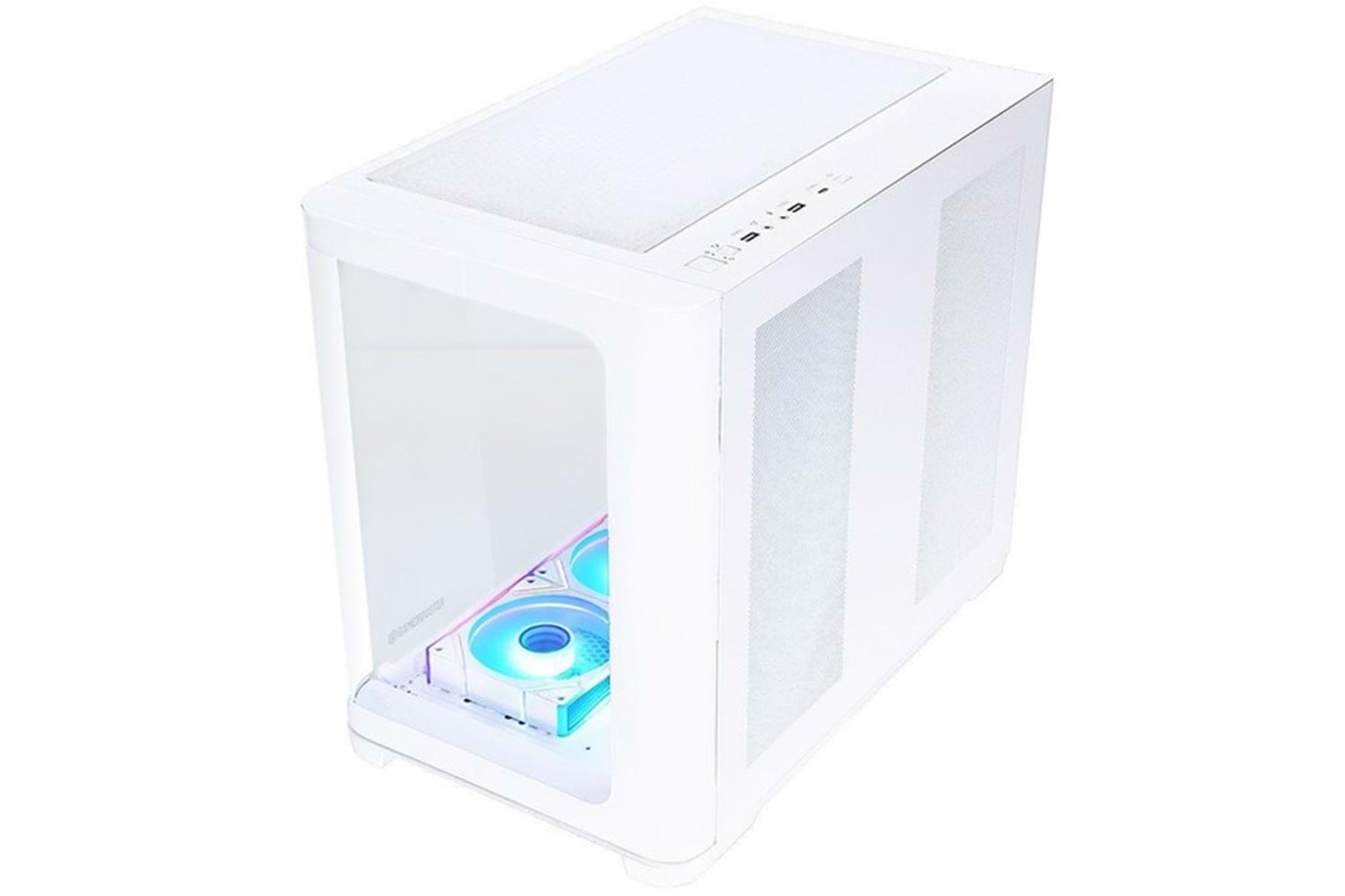 POWERBOOST 750W 80+ BRONZE Seaview GB-G2852W Gaming Mid-Tower PC Kasası Beyaz 360MM Sıvı Soğutucu Desteği