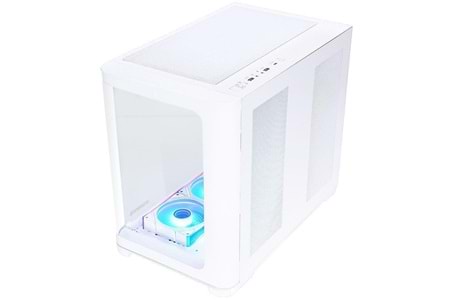POWERBOOST 750W 80+ BRONZE Seaview GB-G2852W Gaming Mid-Tower PC Kasası Beyaz 360MM Sıvı Soğutucu Desteği