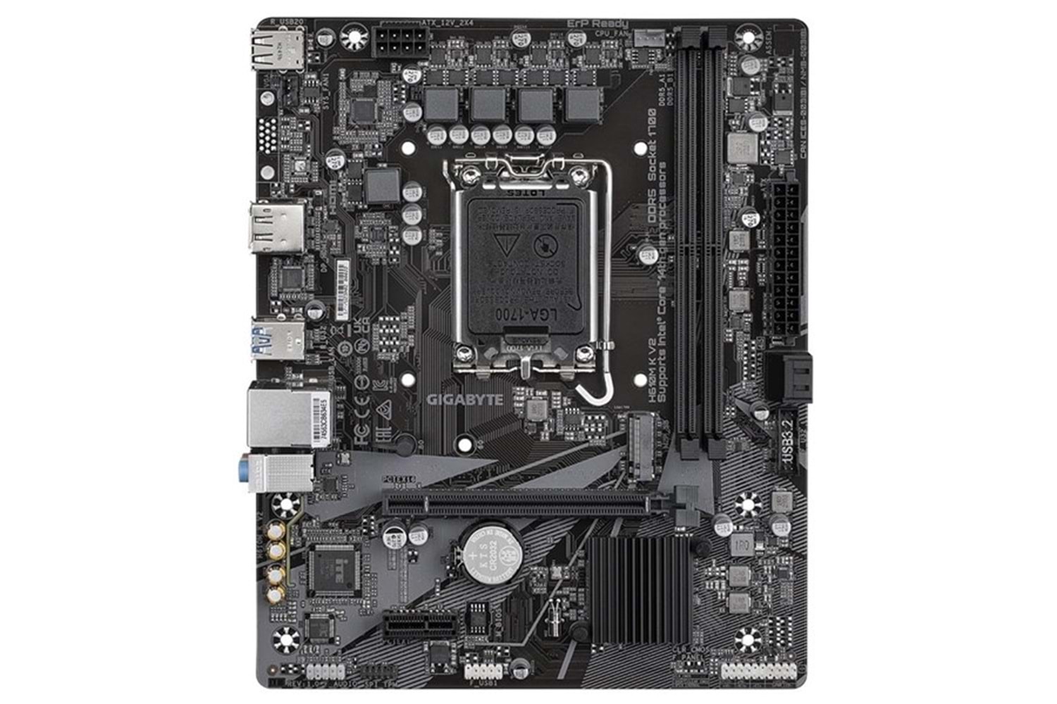 GIGABYTE H610M-K v2 DDR5 HDMI PCIe 16X v4.0 1700p mATX