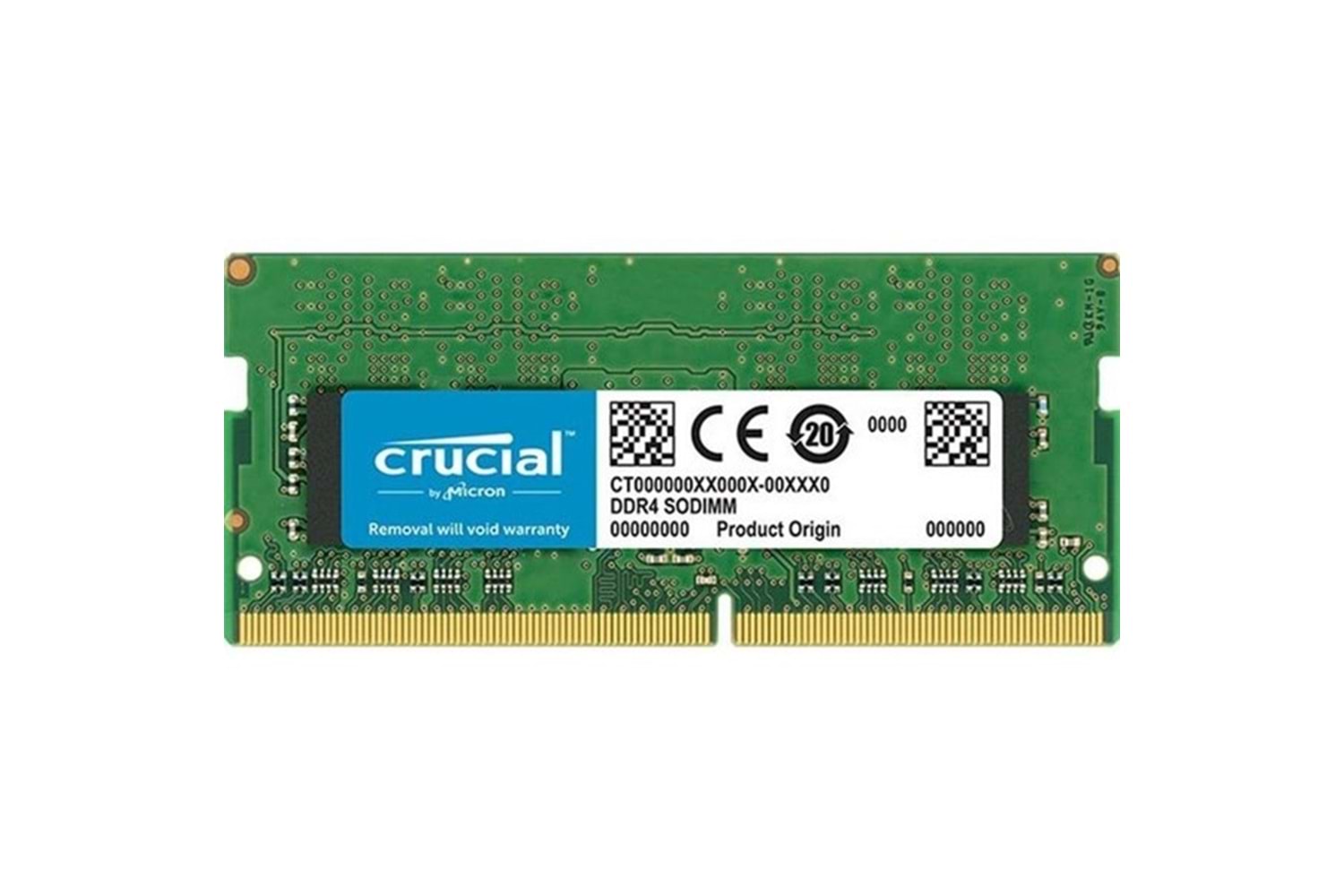 CRUCIAL 8GB DDR4 3200MHZ CL22 NOTEBOOK RAM VALUE CT8G4SFS832A