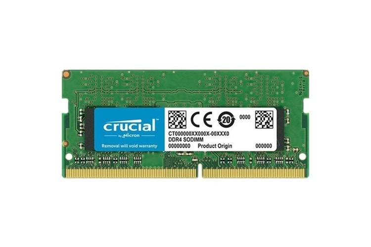 CRUCIAL 8GB DDR4 3200MHZ CL22 NOTEBOOK RAM VALUE CT8G4SFS832A