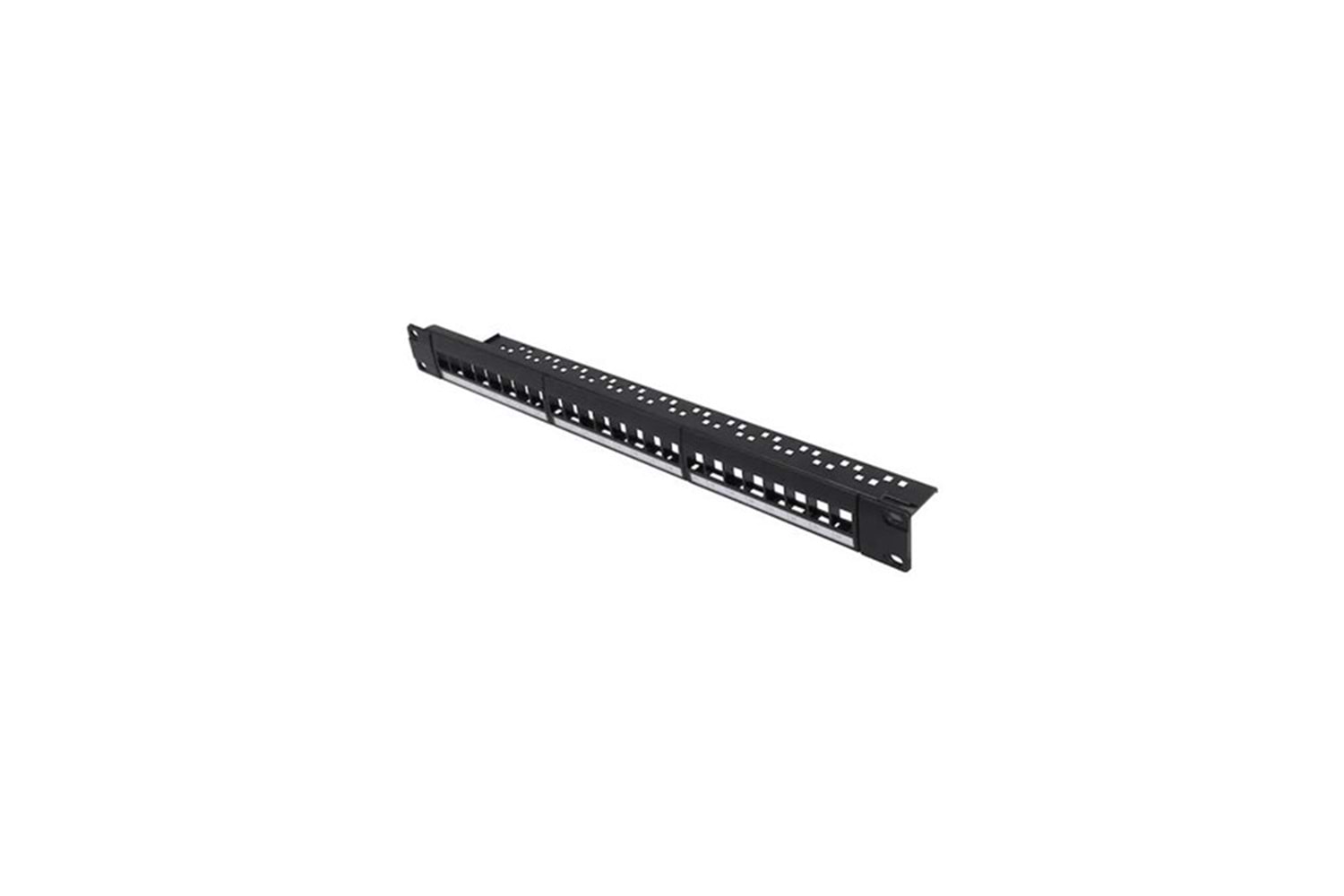 PG 1U 24port Cat6 Utp Boş Patch Panel PG-24-B